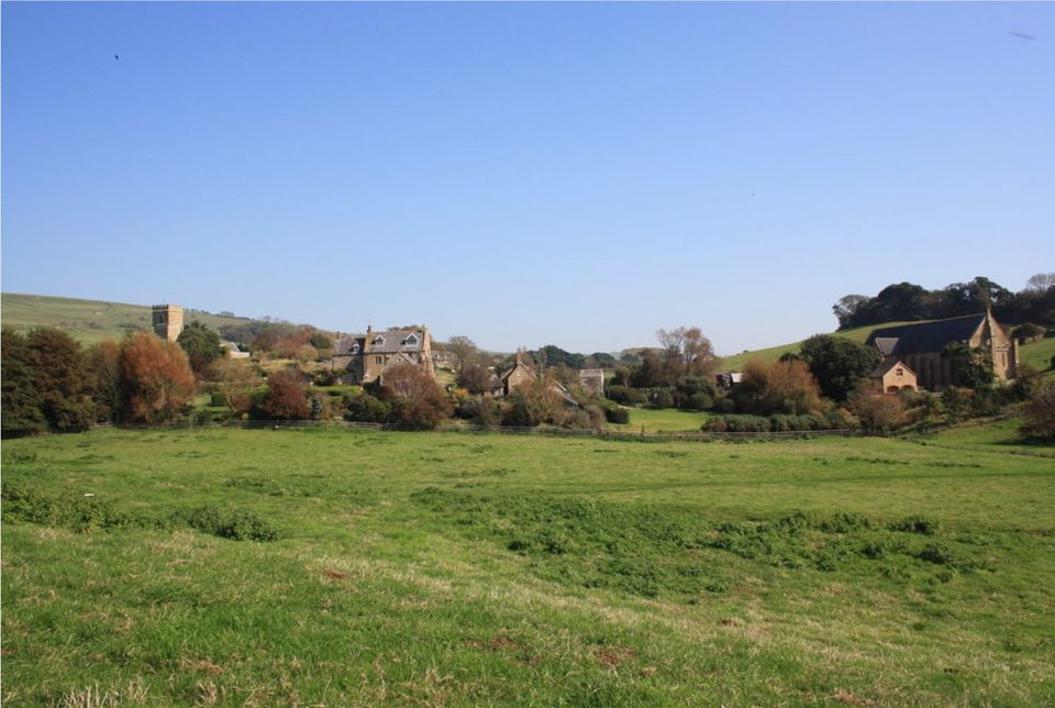 Abbey remains, Tithe Barn and St Catherine's Chapel